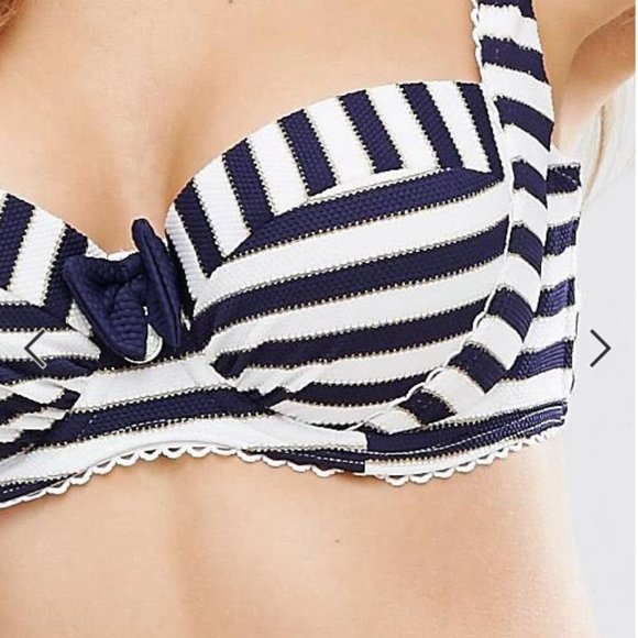 Floozie by Frost French Navy Striped Bikini 👙 - Picture 2 of 7